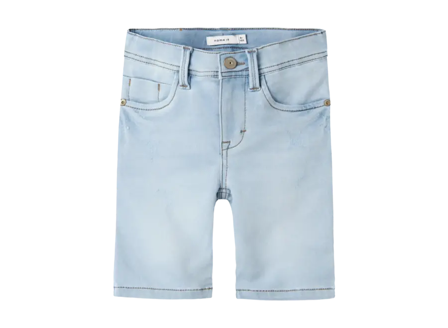 Theo denim shorts - Light blue denim