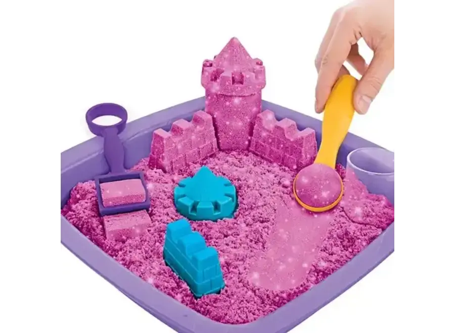 Shimmer, Zandkasteel-Set Met 453 gram Roze Glinsterend