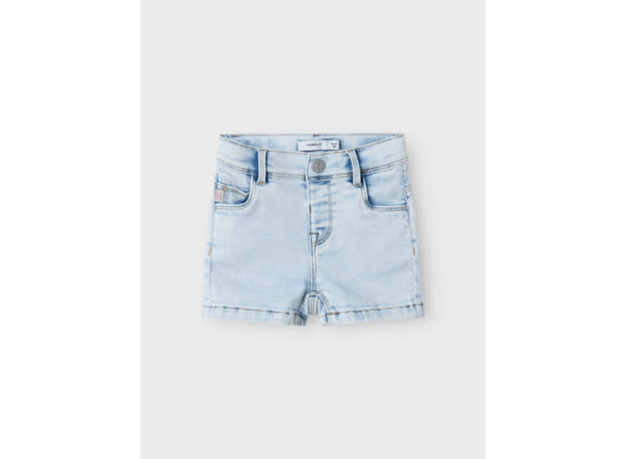 Shorts denim salli Light Blue Bleached
