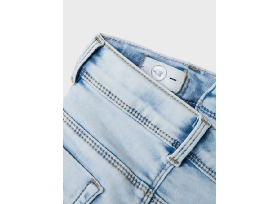 Shorts denim salli Light Blue Bleached