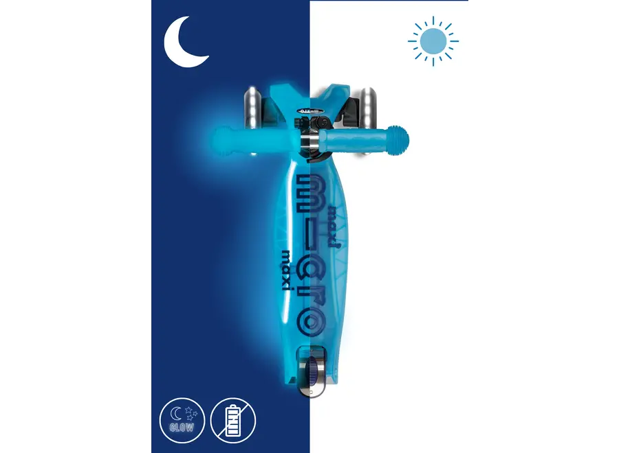 Maxi Micro Deluxe Glow LED Plus Crystal Blauw