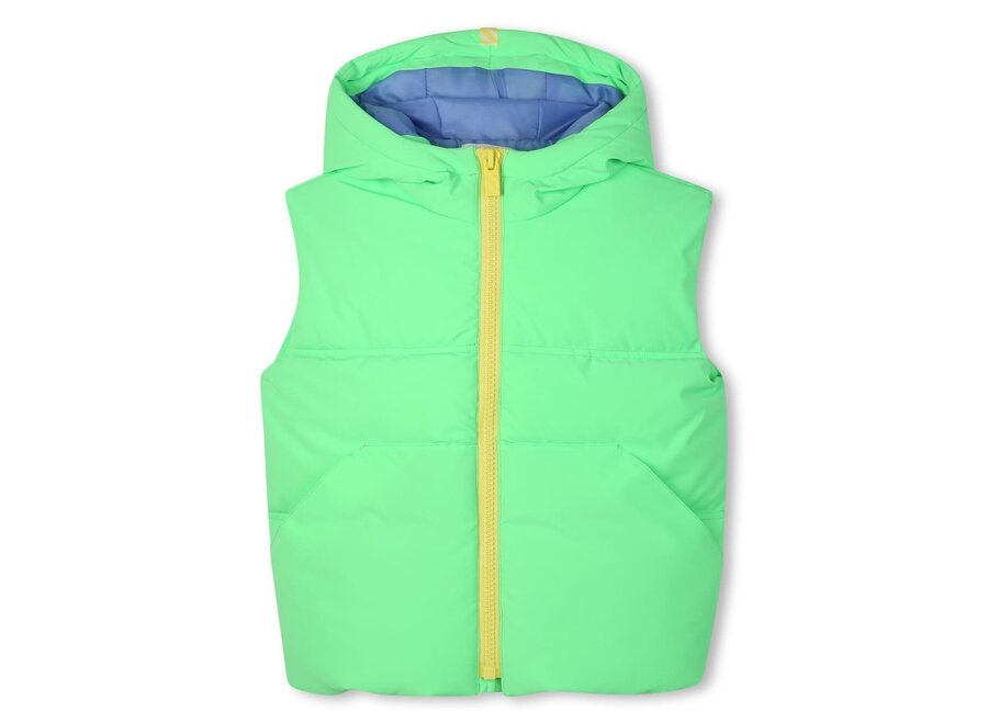 PUFFER JACKET SLEEVELESS - Green