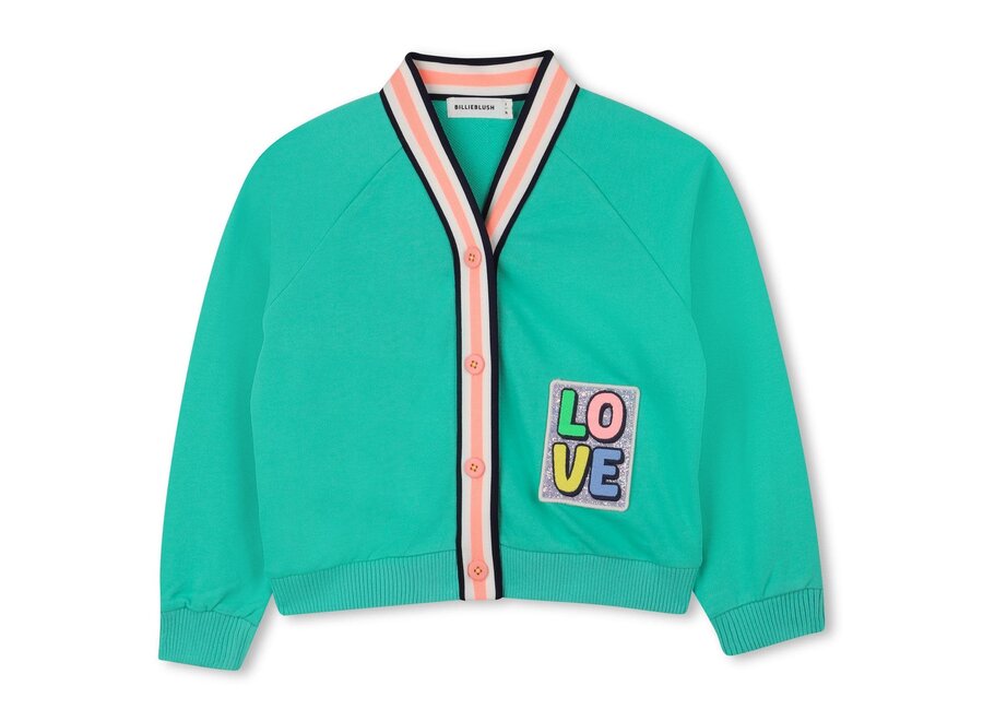 Vest Fleece cardigan - Green
