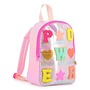 Rugzak - Small backpack, glossy coated & glitters