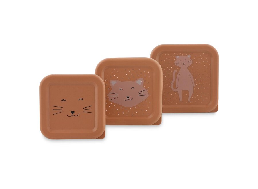Snackbox set - 3-delig - Mrs. Cat