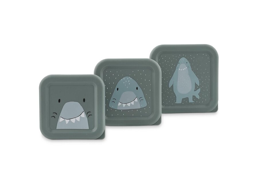 Snackbox set - 3-delig - Mr. Shark