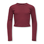Longsleeve Bina top life - Cabernet