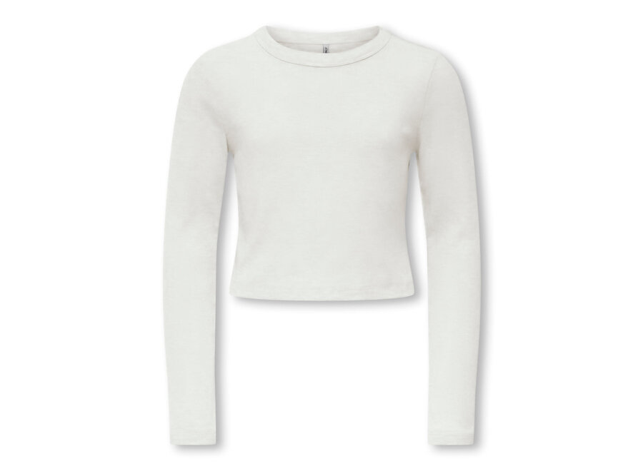 Longsleeve Bina top life - Cloud dancer