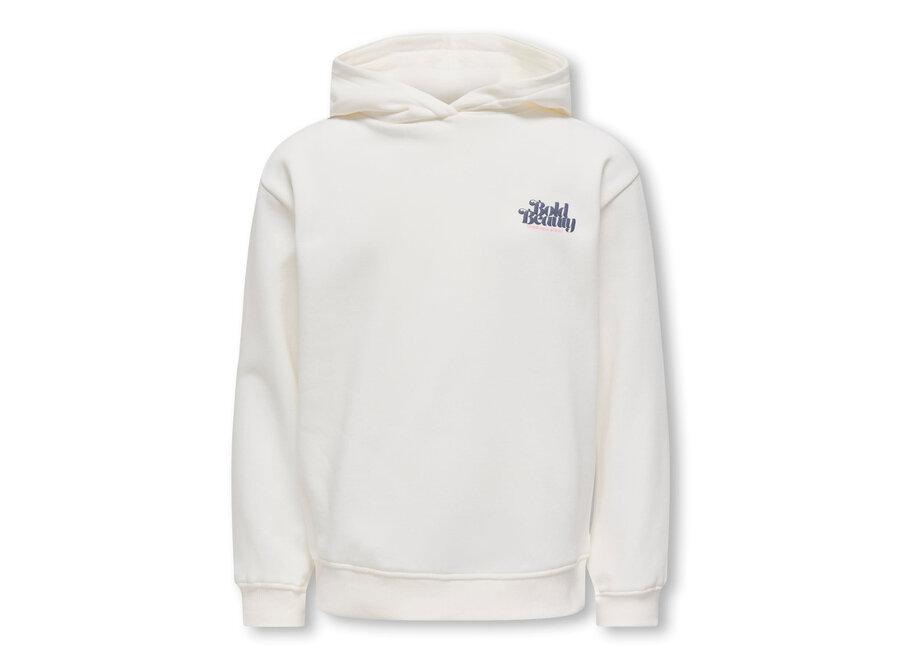 Trui Holly life printed hoodie - White