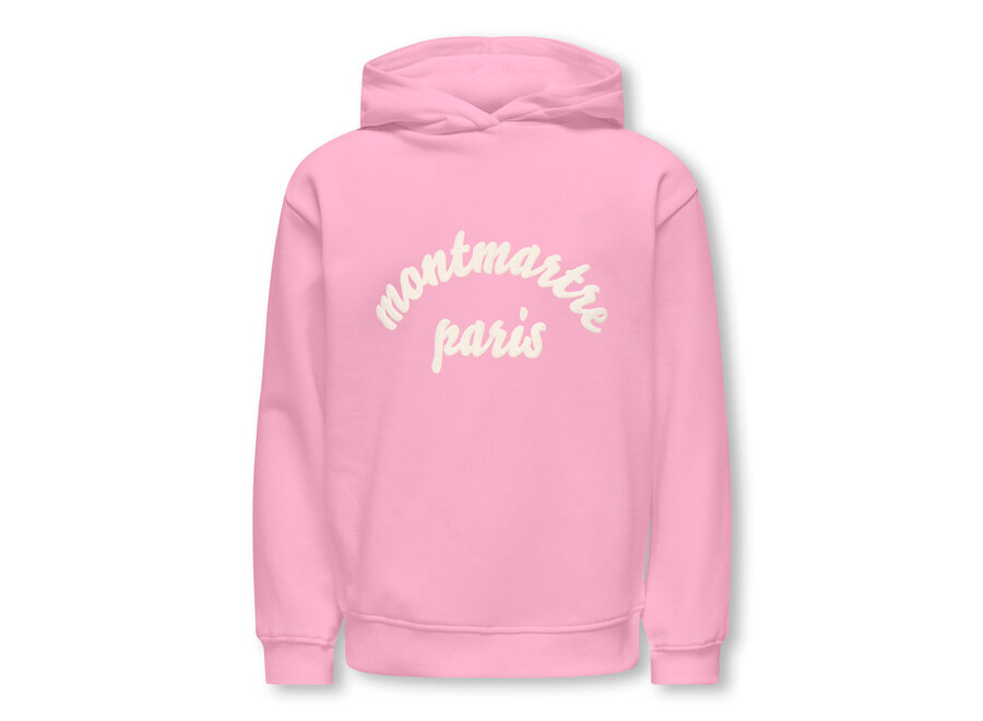 Trui Holly life printed hoodie - Pink