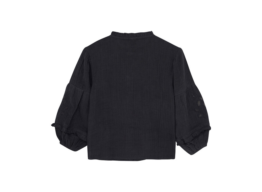 Shirt Longsleeve Lace - Phantom