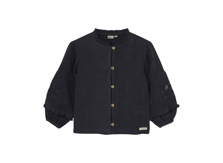 Shirt Longsleeve Lace - Phantom