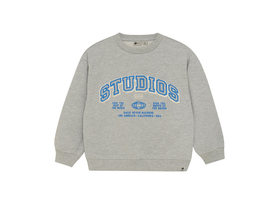 Oversized Sweater Artwork - Medium Grey Melange