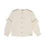 Shirt Longsleeve Ruffle - Off White