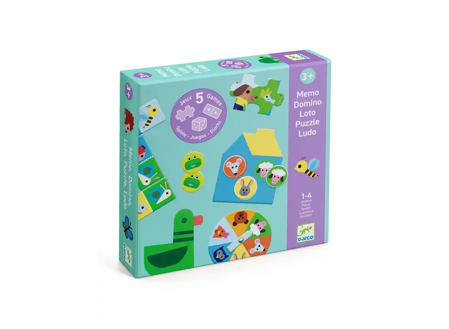 Spelletjesdoos 5-in-1 - at the farm