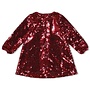 Pailetten jurk - Queen Of Hearts - Bordeaux