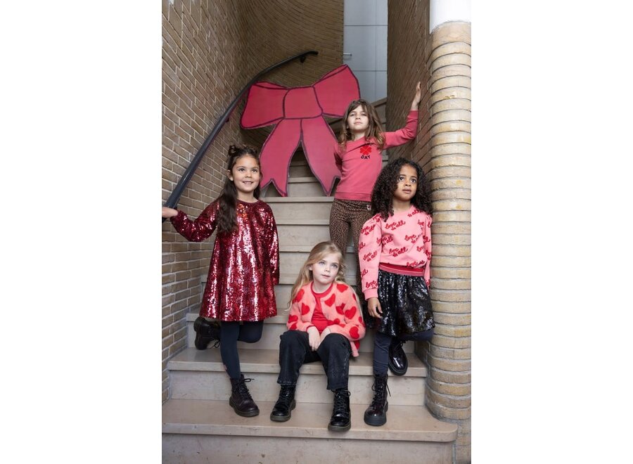 Longsleeve - Queen Of Hearts - Rood