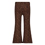 Flared broek AOP - Queen Of Hearts - Bruin