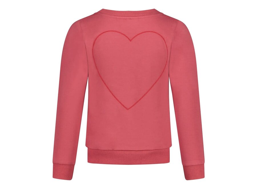 Sweater - Queen Of Hearts - Roze