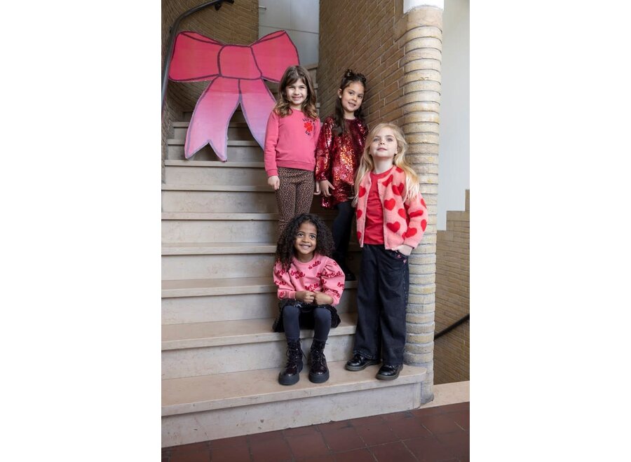 Culotte denim look - Queen Of Hearts - Antraciet