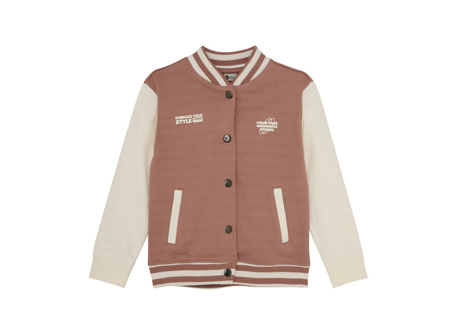 Oversized Bomberjacket - Rose Burlwood