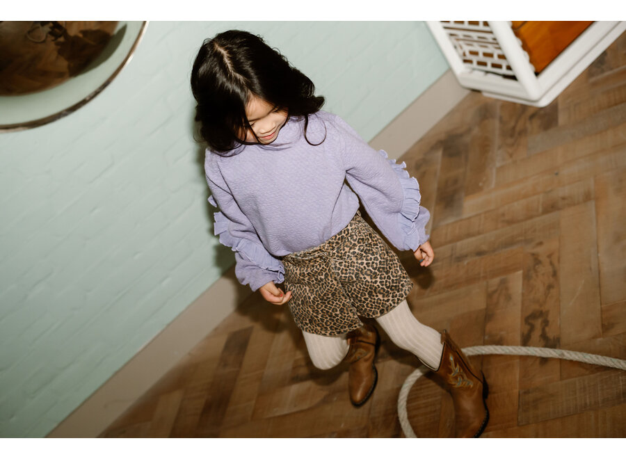 Twill Skort Animal - Sand