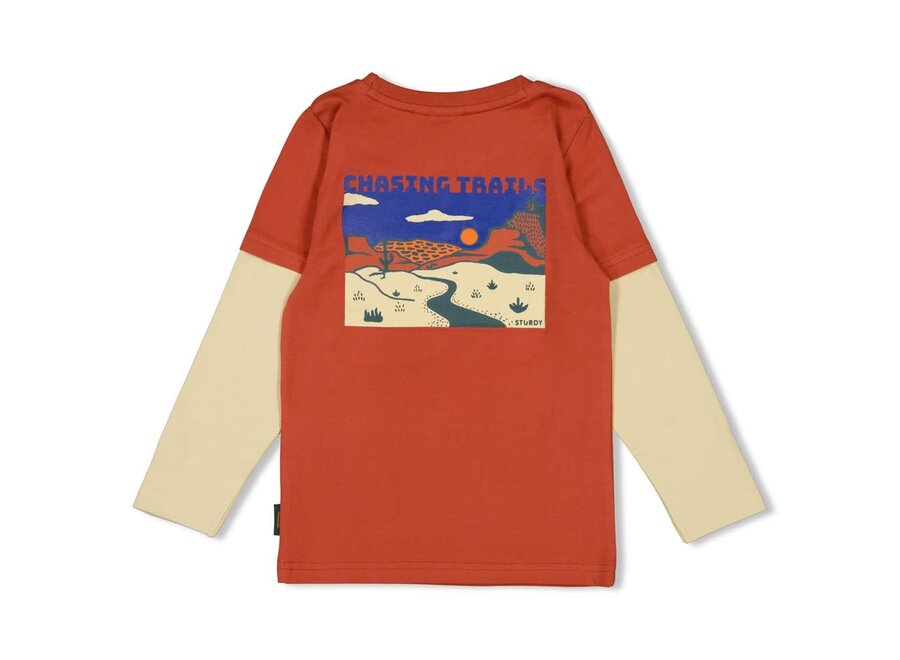 Longsleeve - Chasing - Roest