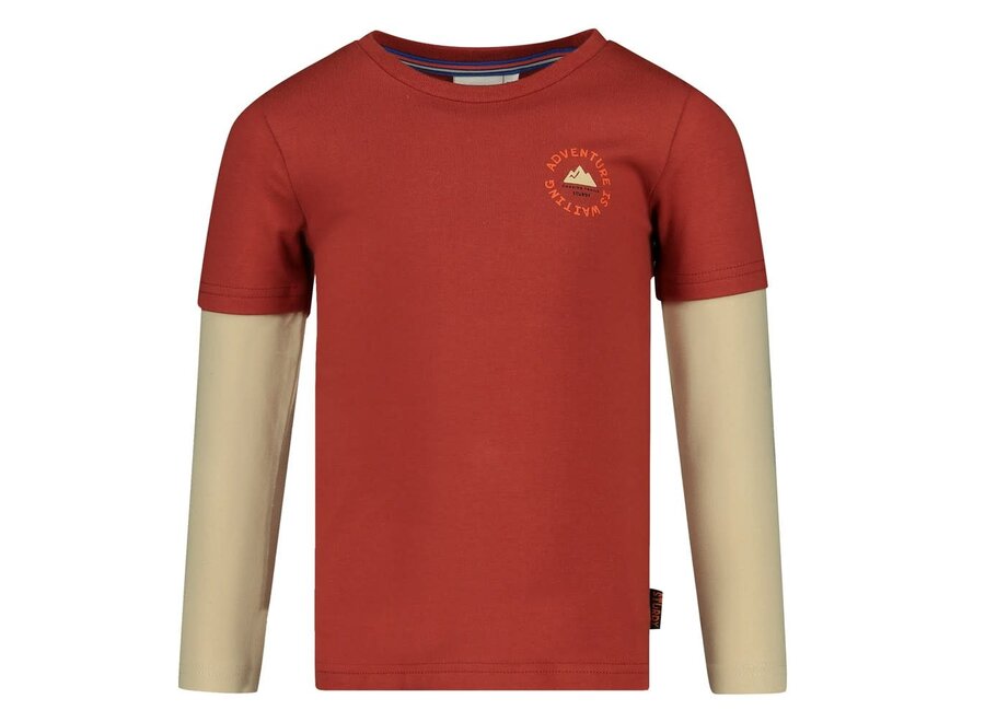 Longsleeve - Chasing - Roest