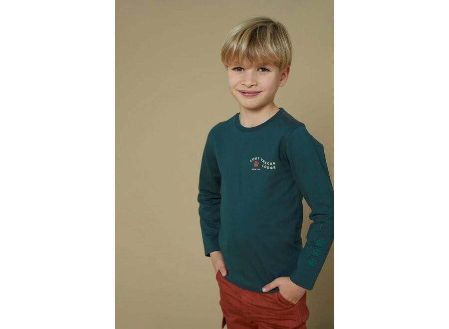 Longsleeve - Chasing Trails - Petrol