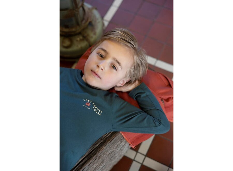 Longsleeve - Chasing Trails - Petrol