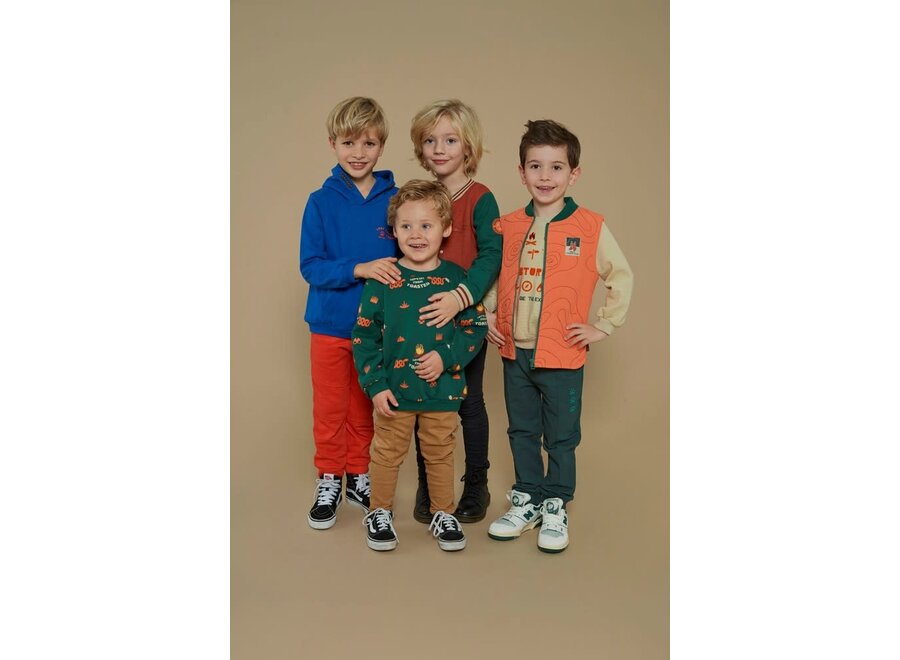 Sweater AOP - Chasing Trails - Groen