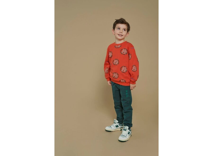 Sweater AOP - Chasing Trails - Oranje