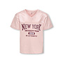 LULUP S/S V-NECK SPORTY TOP Rose Smoke New York