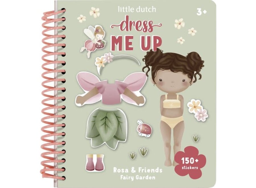 Aankleed- en stickerboek - Fairy  Garden