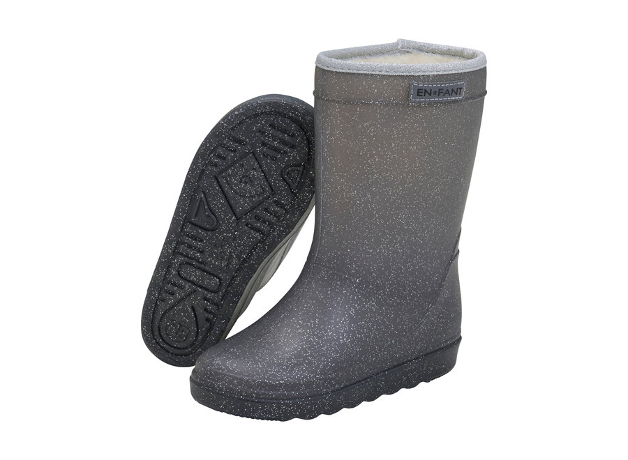 Thermo Boots Glitter - Ebony