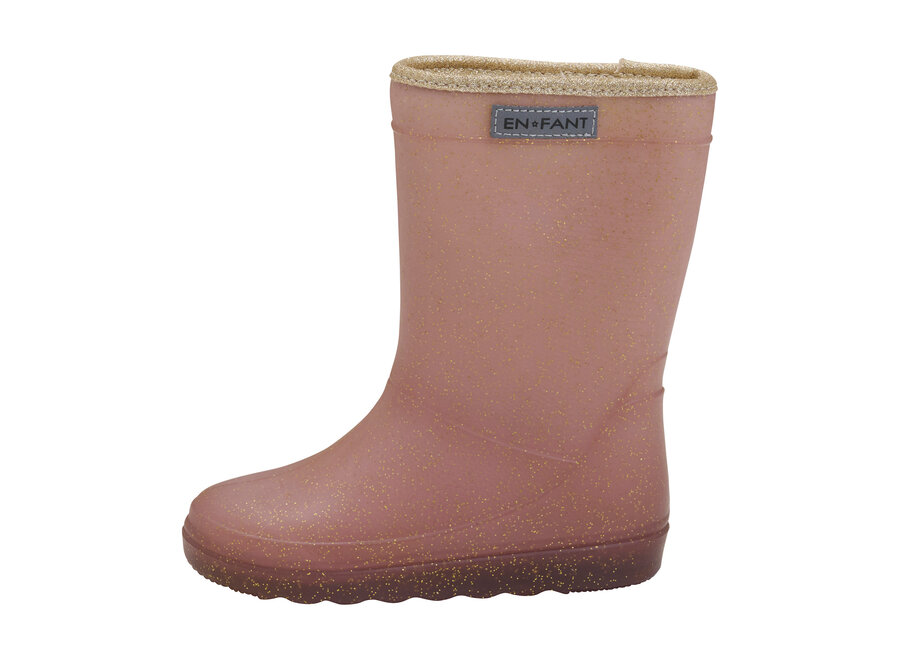 Thermo Boots Glitter - Rose Taupe