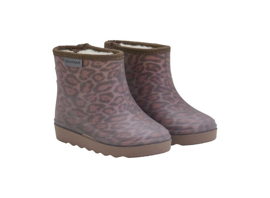 Thermo Boots Short Print - Pine Bark