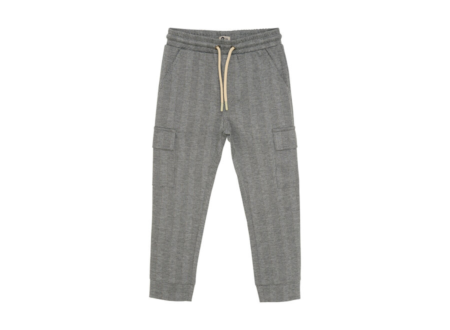 Stripe Cargo Pants - Grey