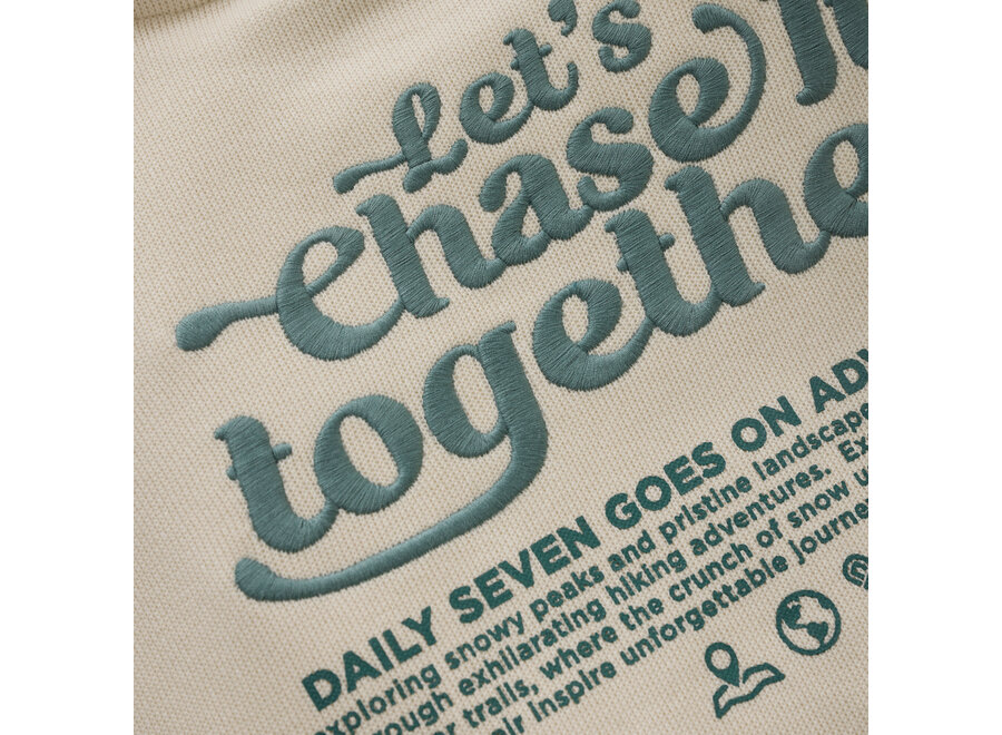 Oversized Sweater Backprint - Sandshell