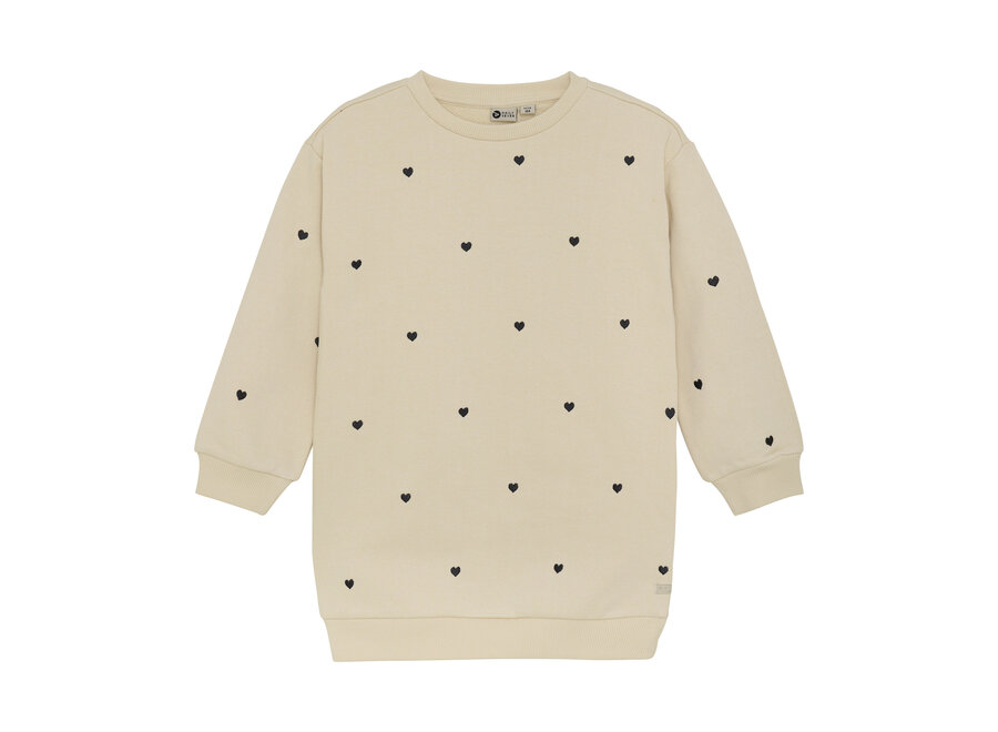 Sweatdress Longsleeve - Sandshell