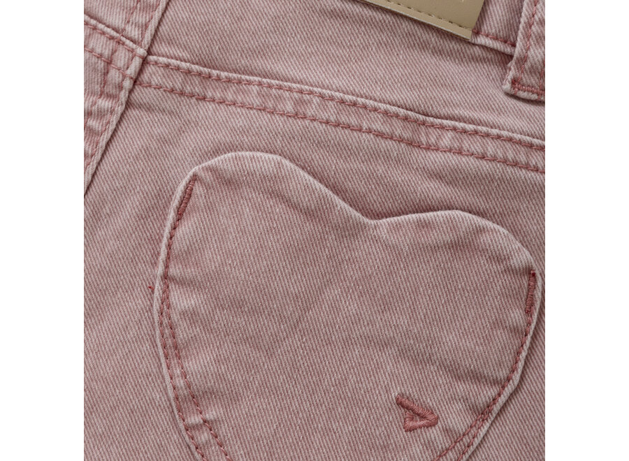 2500 Mom Fit Heart Pocket - Pale Mauve