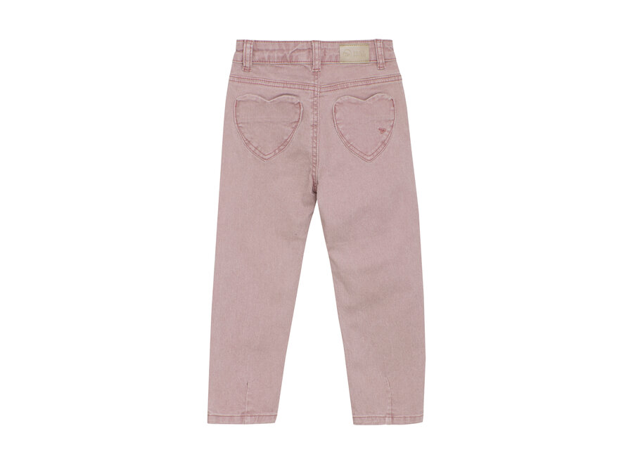 2500 Mom Fit Heart Pocket - Pale Mauve