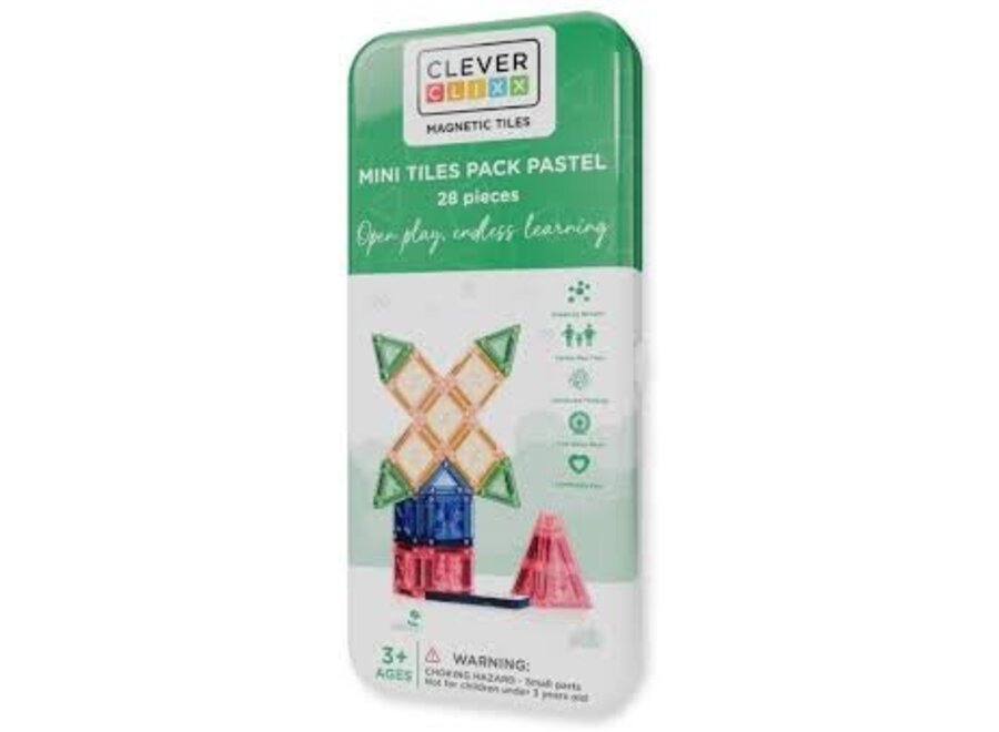 Reisset Mini Tiles Pack Pastel - Magnetisch speelgoed