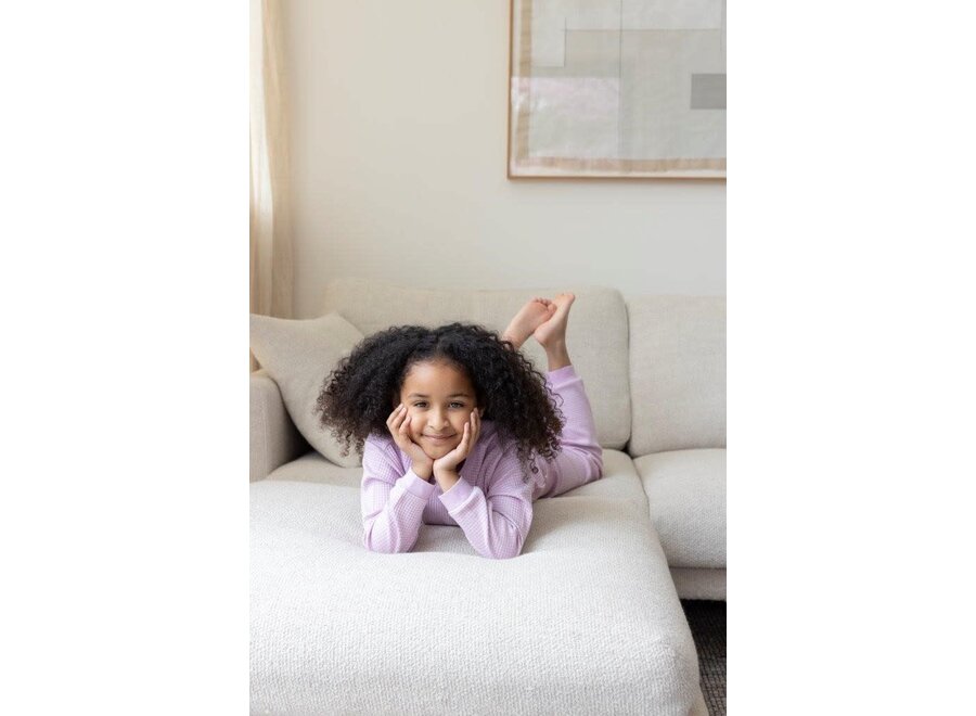 Pyjama wafel - Lila (lang)