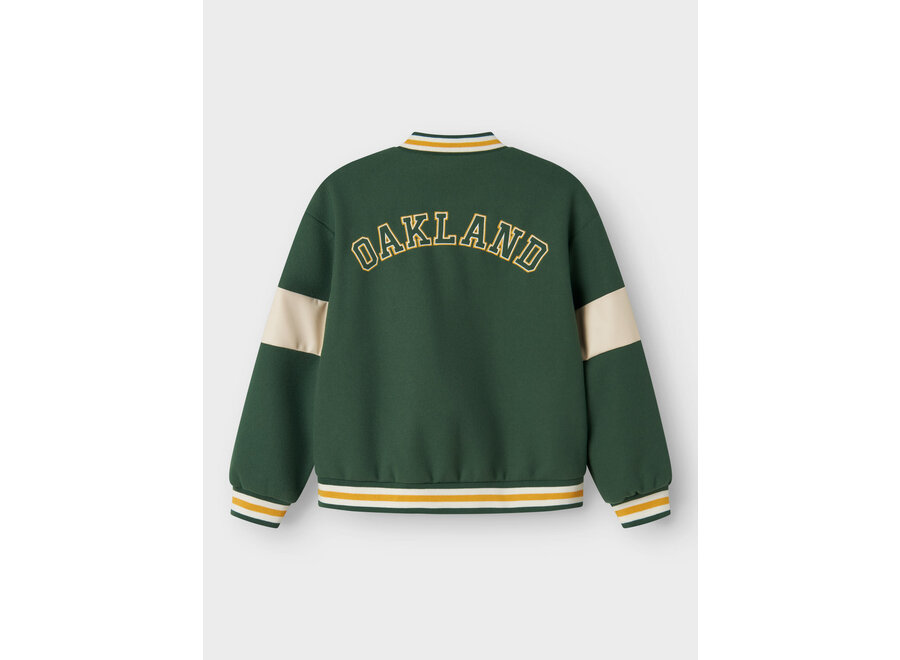Jas Mikado Bomber Jacket - Dark Green