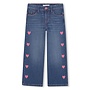 Jeans denim pants - Double stone - roze hart