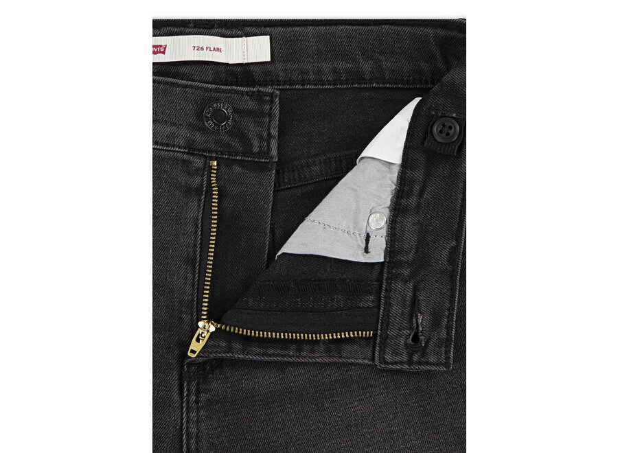 LVG 726 HIGH RISE FLARE JEANS - Grey