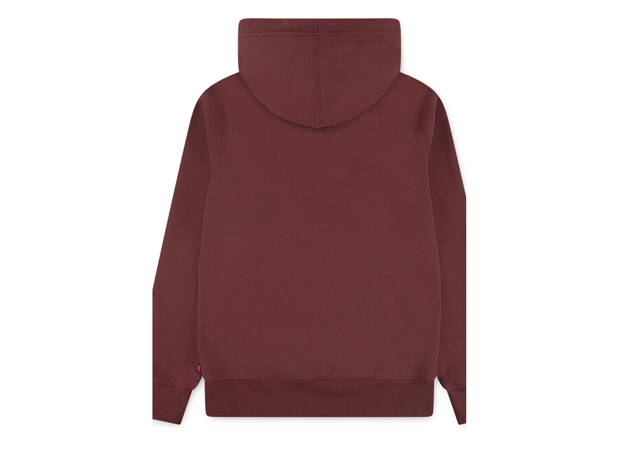 LVB SADDLE MAN HOODIE - RED PEAR