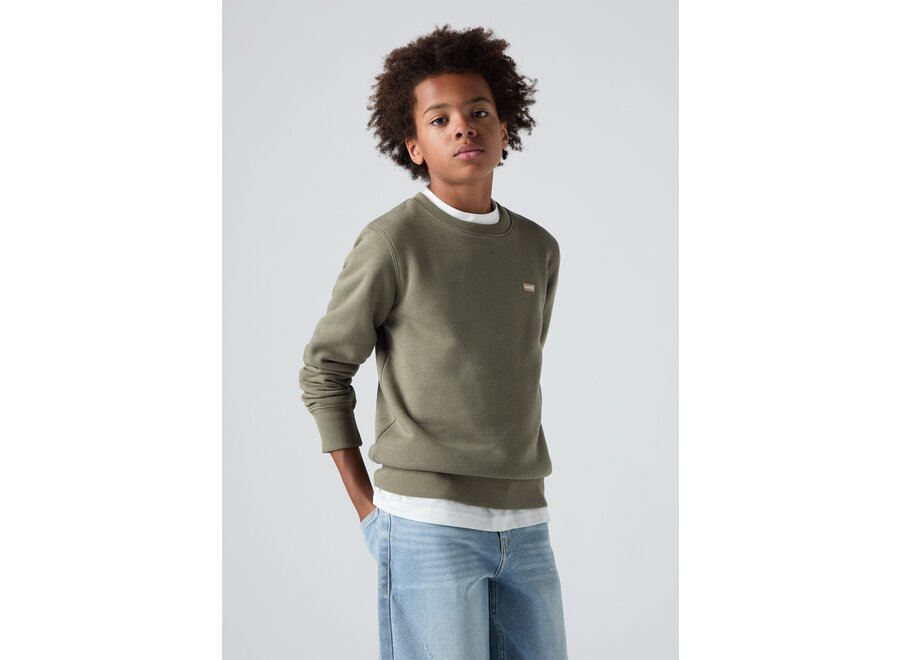 LVB MINI LOGO CREWNECK SWEATSH - Deep lichen green