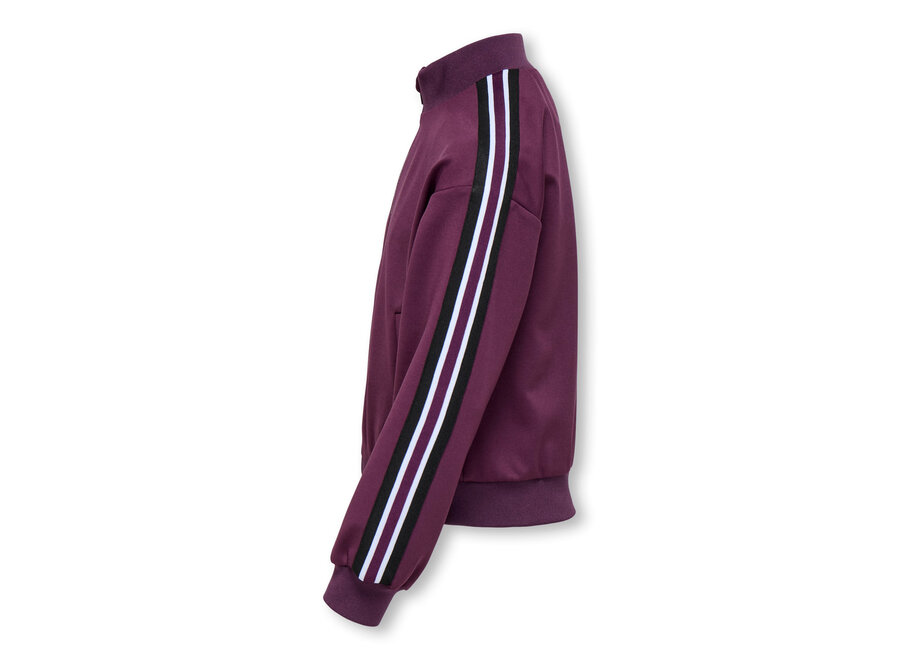 Jasje - Warm up life Zip jacket - Mauve wine
